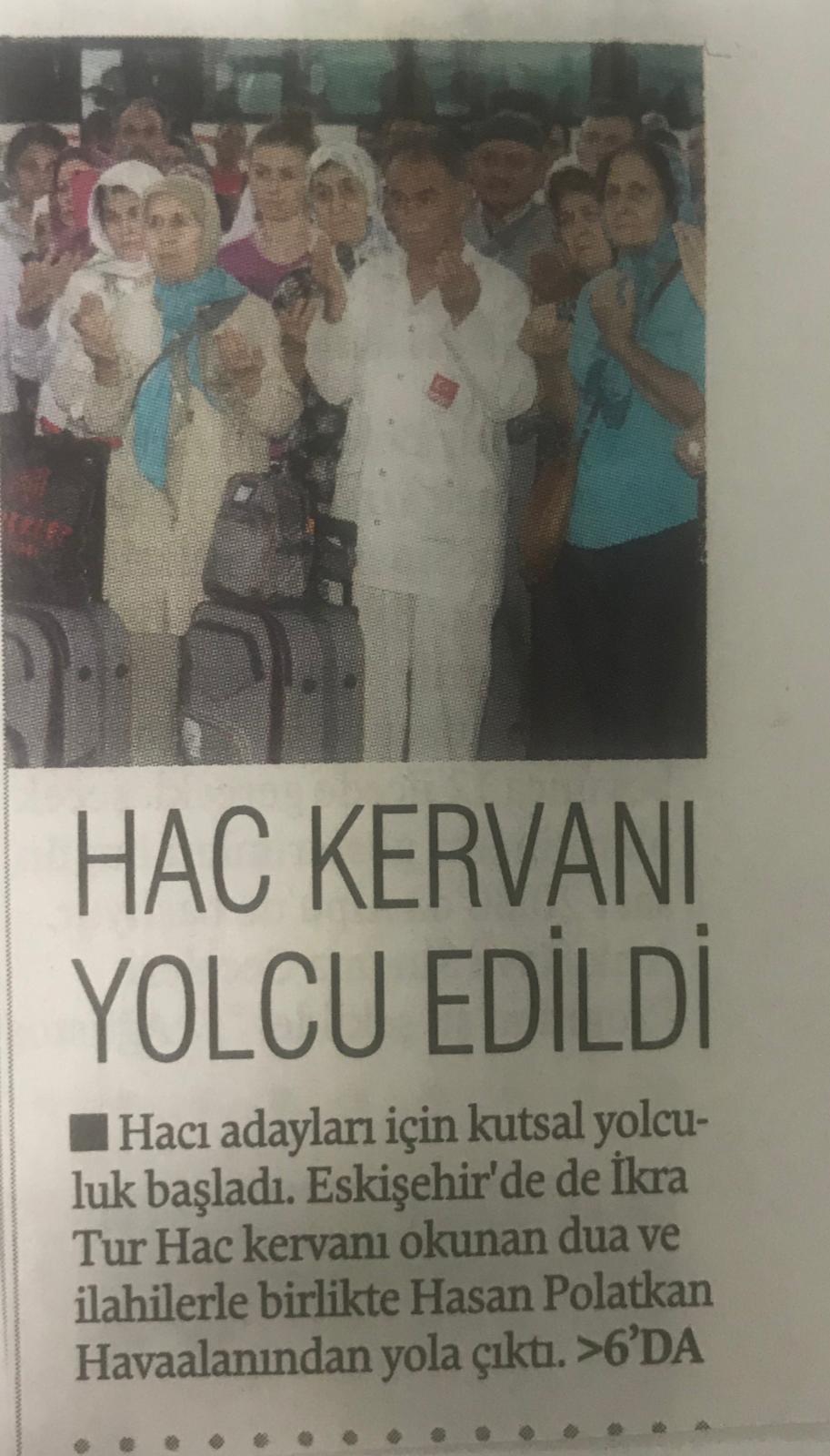 Hac Kervanı Yolcu Edildi